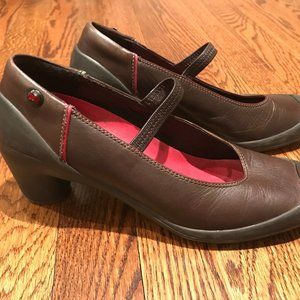 Camper Women's Shoes Size 37 Brown Heel Mary Jane